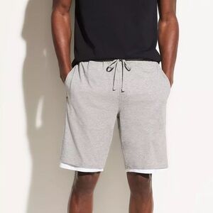 Vince Double Layer Pima Cotton Short